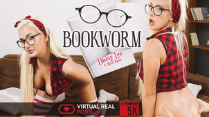 Blonde Teen Flicks it to Her Porno Book