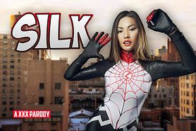 Fill Silk with Your Webbing in This VR Porn Parody
